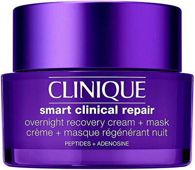 Clinique - Noční krém a maska proti stárnutí Smart Clinical Repair (Overnight Recovery Cream + Mask) 50 ml