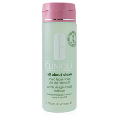 Clinique - Tekuté čisticí mýdlo na obličej pro smíšenou až mastnou pleť (Liquid Facial Soap Oily Skin) 200 ml