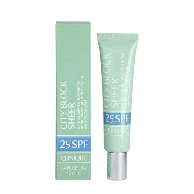 Clinique - Ochranný krém na obličej City Block Sheer SPF 25 (Oil Free Daily Face Protector) 40 ml