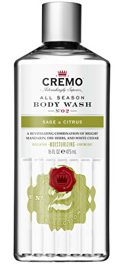 Cremo - Sprchový gel Sage & Citrus (Body Wash) 473 ml