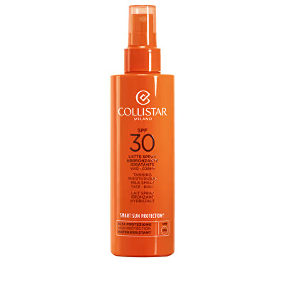 Collistar - Ochranné mléko ve spreji urychlující proces opalování SPF 30 (Tanning Moisturizing Milk Spray) 200 ml