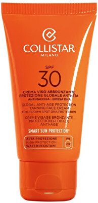 Collistar - Ochranný krém na obličej pro intenzivní opálení SPF 30 (Tanning Face Cream) 50 ml