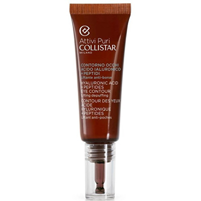 Collistar - Oční gelový krém Attivi Puri Hyaluronic Acid + Peptides (Eye Contour) 15 ml