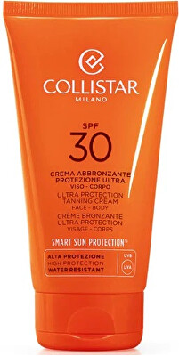 Collistar - Krém na obličej a tělo pro intenzivní opálení SPF 30 (Ultra Protection Tanning Cream) 150 ml