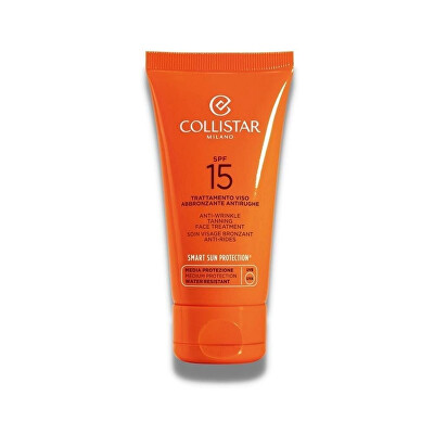 Collistar - Opalovací pleťová péče proti vráskám SPF 15 (Anti-Wrinkle Tanning Face Treatment) 50 ml