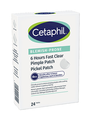 Cetaphil - Lokální náplasti na akné 6 Hour Fast Clear Pimple Patch 24 ks