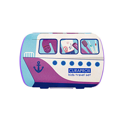 Curaprox - Cestovní sada Travel Set Kids fialový