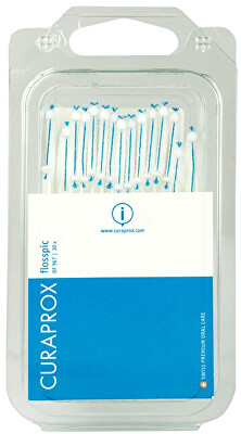 Curaprox - Dentální párátka s nití DF 967 Flospic 30 ks