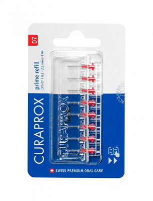 Curaprox - Náhradní mezizubní kartáček CPS 07 Prime Refill 8 ks