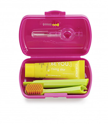 Curaprox - Travel set červený