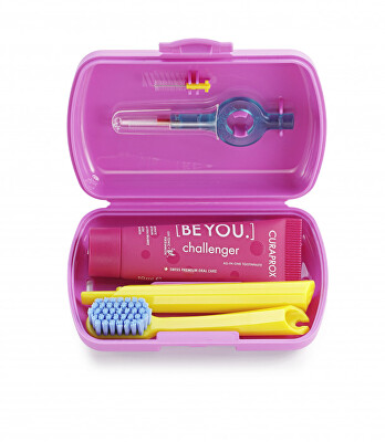 Curaprox - Travel set růžový
