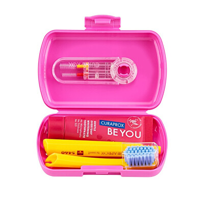 Curaprox - Travel set růžový