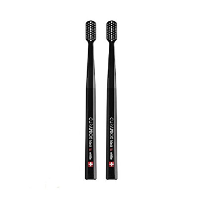 Curaprox - Ultra jemný kartáček na zuby Black Is White - Duo Pack Black