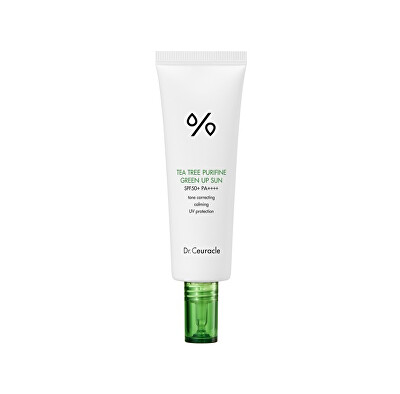 Dr.Ceuracle - Tónovaný pleťový krém na opalování SPF 50 Tea Tree Purifine (Green Up Sun) 50 ml