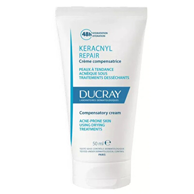 Ducray - Hydratační krém pro pleť oslabenou dermatologickou léčbou Keracnyl Repair (Compensatory Cream) 50 ml