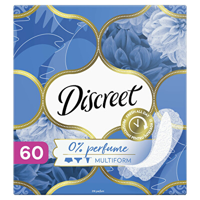 Discreet - Slipové vložky Air Multiform 60 ks