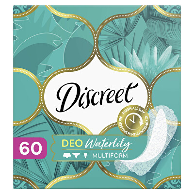 Discreet - Slipové vložky Waterlily Multiform 60 ks