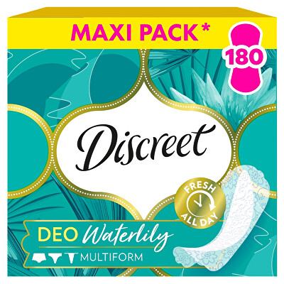 Discreet - Slipové vložky Waterlily Multiform 180 ks