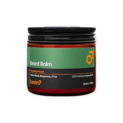 beviro - Balzám na vousy s vůní cedru, bergamotu a borovice (Beard Balm)