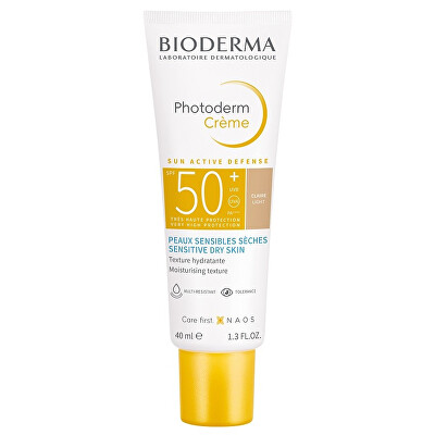 Bioderma - Tónovaný krém na opalování SPF 50+ Photoderm Aquafluide 40 ml