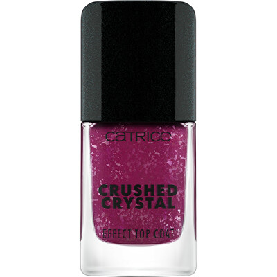 Catrice - Krycí lak na nehty Crushed Crystal 010 Amethyst Aura (Effect Top Coat) 10,5 ml