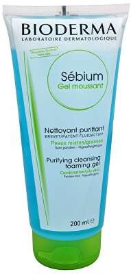 Bioderma - Čisticí pěnivý gel pro smíšenou až mastnou pleť Sébium Gel Moussant (Purifying And Foaming Gel)