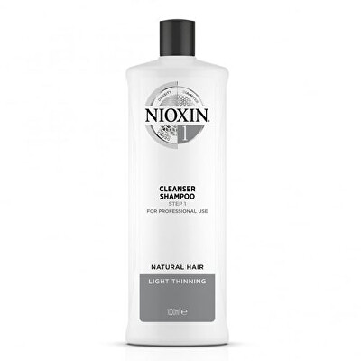 Nioxin - Čisticí šampon pro jemné mírně řídnoucí přírodní vlasy System 1 (Shampoo Cleanser System 1)