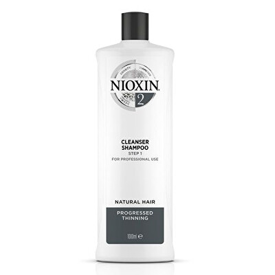 Nioxin - Čisticí šampon pro jemné výrazně řídnoucí přírodní vlasy System 2 (Shampoo Cleanser System 2)