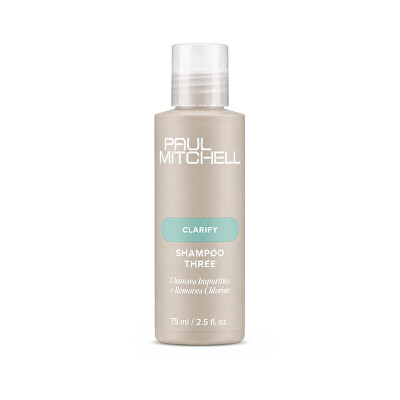 Paul Mitchell - Tisztító sampon a naptól és a klórtól igénybe vett hajra Clarifying (Shampoo Three Removes Chlorine And Impurities )