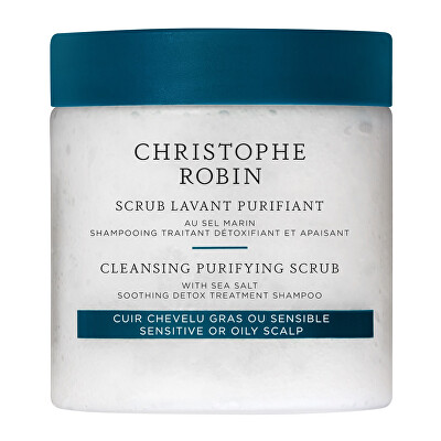 Christophe Robin - Čistiaci a upokojujúci peeling Cleansing Purifying Scrub