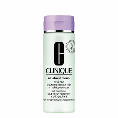 Clinique - Jemné čisticí mléko pro suchou až velmi suchou pleť (All-in-one Cleansing Micellar Milk + Makeup Remover)