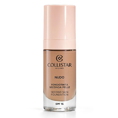 Collistar - Rozjasňující hydratační make-up SPF 15 (Second Skin Foundation) 30 ml
