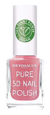 Dermacol - Přírodní lak na nehty Pure 3D (Nail Polish) 11 ml