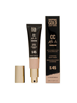Dripping Gold - Lehký hydratační make-up a CC krém SPF 45 Me In (CC Foundation) 32 ml