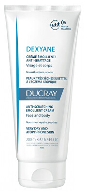 Ducray - Emolienční krém pro suchou pokožku se sklonem k atopickému ekzému Dexyane (Anti-Scratching Emollient Cream)