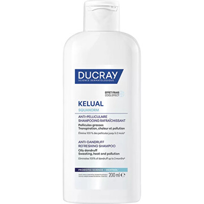Ducray - Šampon proti mastným lupům Squanorm Refreshing Shampoo
