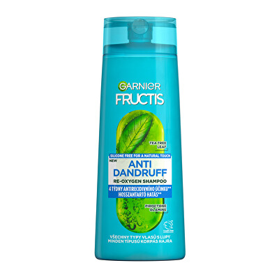 Garnier - Tisztító sampon minden hajtípusra korpásodás ellen Fructis Antidandruff (Re-Oxygen Shampoo)
