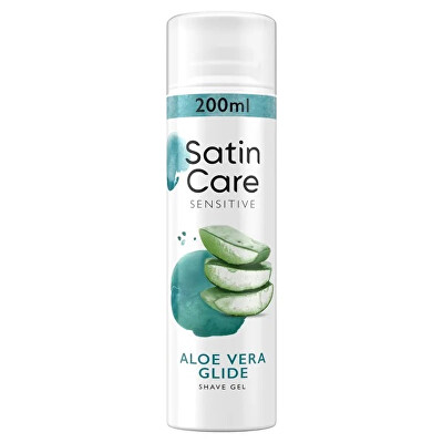 Gillette - Gel na holení pro suchou a citlivou pokožku Satin Care Aloe Vera (Shave Gel)