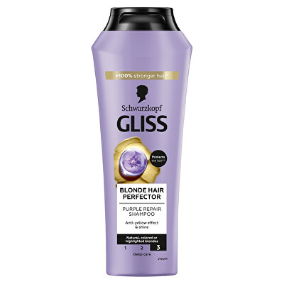 Gliss Kur - Șampon regenerator pentru păr blond Blonde Hair Perfector (Purple Repair Shampoo)