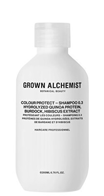 Grown Alchemist - 2. JAKOST -  Šampon pro barvené vlasy Hydrolyzed Quinoa Protein, Burdock, Hibiscus Extract (Colour Protect Shampoo)