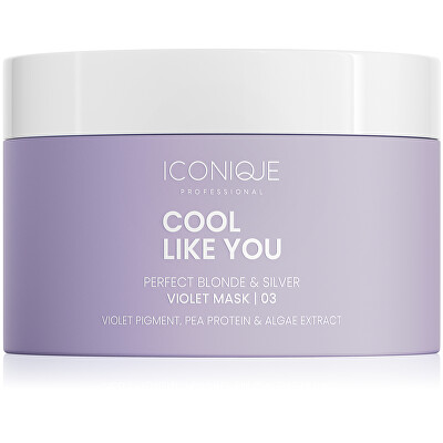 ICONIQUE Professional - Maska pro studenou & zářivou blond Cool Like You (Violet Mask)