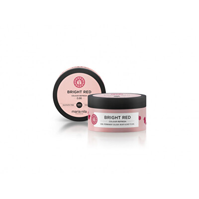 Maria Nila - Jemná vyživující maska bez permanentních barevných pigmentů 0.66 Bright Red (Colour Refresh Mask)