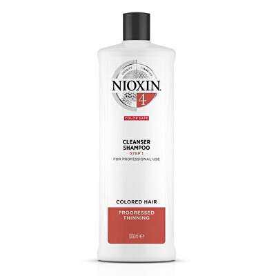 Nioxin - Čisticí šampon pro jemné barvené výrazně řídnoucí vlasy System 4 (Shampoo Cleanser System 4)