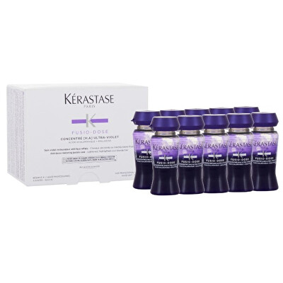 Kérastase - Neutralizační kúra proti žlutým tónům vlasů Fusio-Dose (Anti-Brass Restoring Purple Care)