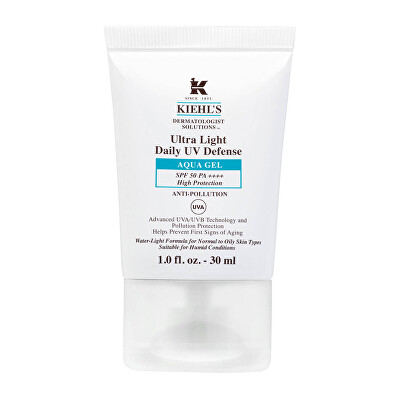 Kiehl's - Ultralehký ochranný gel SPF 50 Ultra Light Daily UV Defense (Aqua Gel)