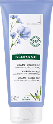 Klorane - Kondicionér pro jemné vlasy s organickým lnem (Volume Conditioner)