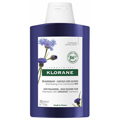 Klorane - Šampon neutralizující žluté tóny Chrpa BIO