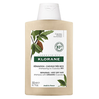 Klorane - Vyživující šampon pro suché vlasy Bio Máslo Cupuaçu BIO (Repairing Shampoo)