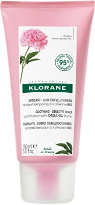 Klorane - Zklidňující kondicionér pro citlivou a podrážděnou vlasovou pokožku Bio Pivoňka (Conditioner)