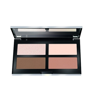 PUPA Milano - Konturovací a rozjasňující paletka Strobing Ready 4 Selfie (Contouring & Strobing Powder Palette) 17,5 g